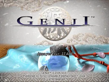 Genji (Japan) screen shot title